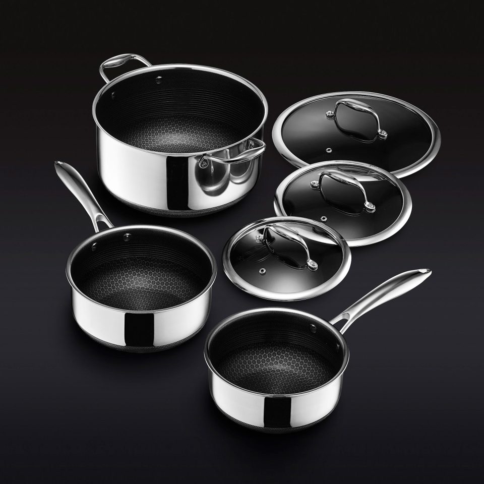Hybrid Pot Set with Lids. 6pc