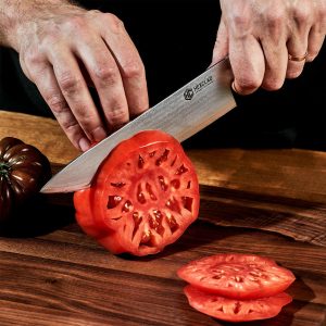 Essential Damascus Steel Knife Set. 6pc