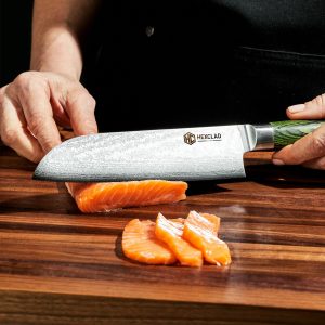 Damascus Steel Santoku Knife. 7