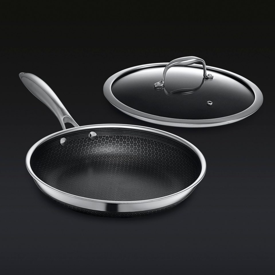 Hybrid Fry Pan with Lid. 10