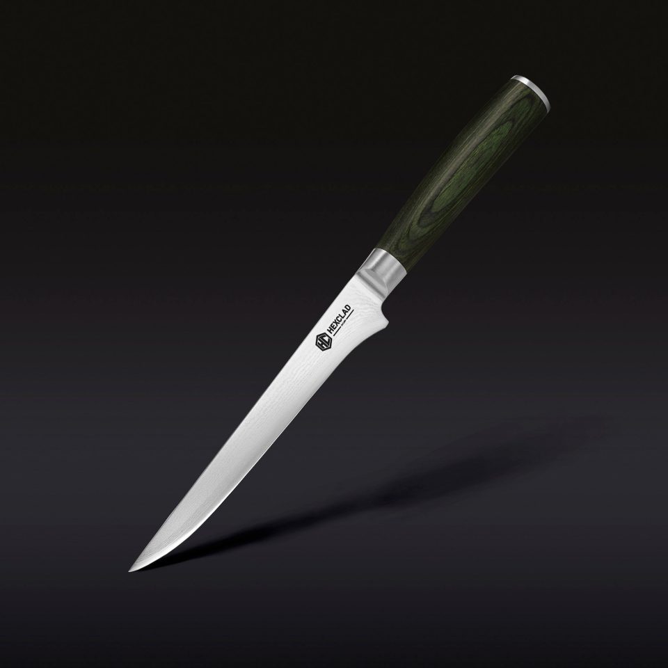 Damascus Steel Boning and Fillet Knife. 6