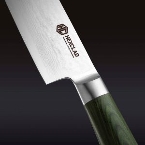 Damascus Steel Santoku Knife. 7