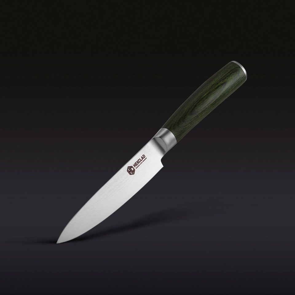 Damascus Steel Utility Knife. 5